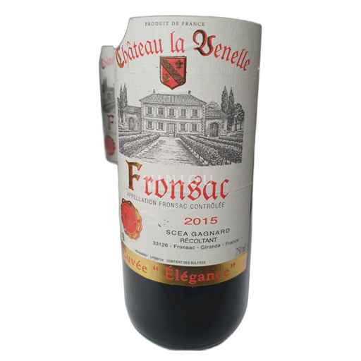Bordeaux Fronsac Château la Venelle Élégance 2015