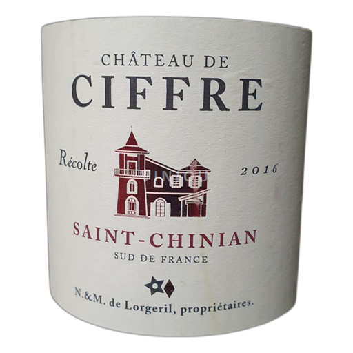Languedoc Saint-Chinian Château de Ciffre 2016