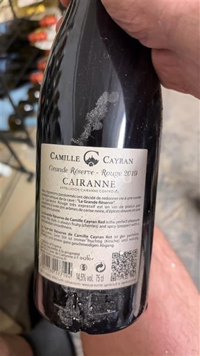 Valea Ronului Cairanne Camille Cayran Grande Réserve 2019