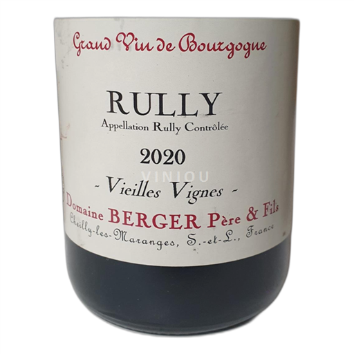 Bourgogne Rully Domaine Berger Père & Fils Vieilles Vignes 2020