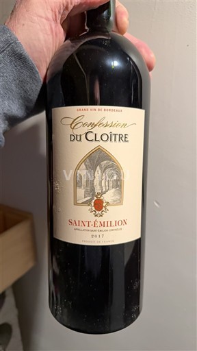 Bordéus Saint-Émilion Confession du Cloître 2017