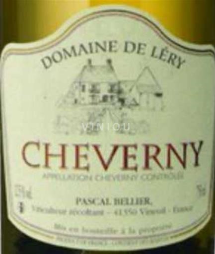 Vallée de la Loire Cheverny Domaine Léry 2022