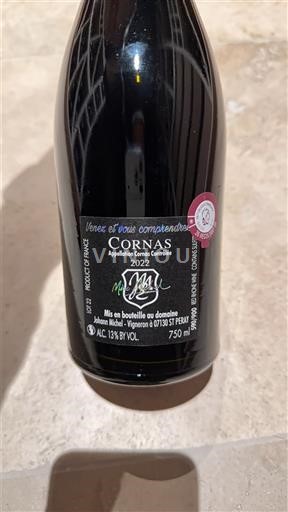 Thung lũng Rhône Cornas Johann Michel 2022