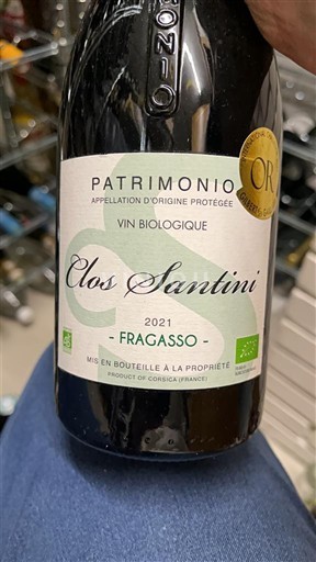 Corsica Patrimonio Clos Santini Fragasso 2021