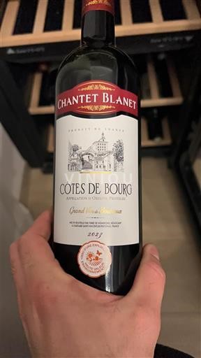 Bordeaux Côtes-de-bourg Chantet Blanet 2021