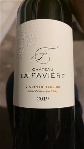 Bordeaux Bordeaux Supérieur Château La Favière 2019