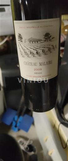Bordeaux Médoc Château Malaire Grande Réserve 2009