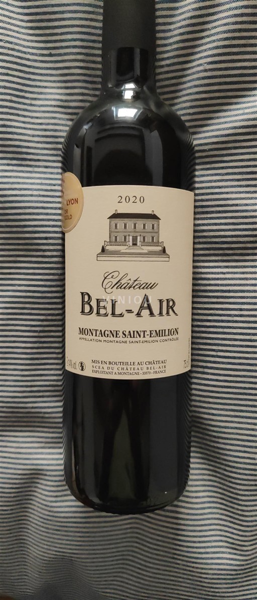 Bordeaux Montagne Saint-Émilion Château Bel-Air 2020