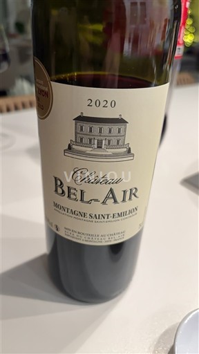 Bordeaux Montagne-Saint-Émilion Château Bel-Air 2020