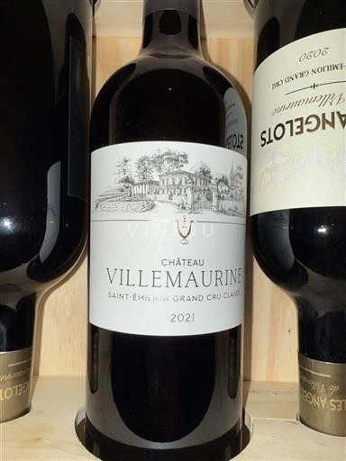 Bordeaux Saint-Émilion Grand Cru Grand Cru Classé Château Villemaurine 2021