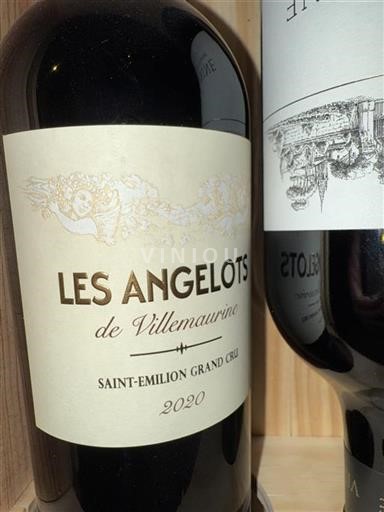 Bordeaux Saint-Émilion Grand Cru Château Villemaurine Les Angelots 2020