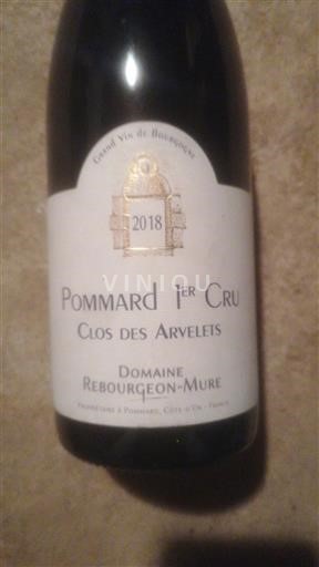 Borgogna Non specificato Premier Cru Rebourgeon Mure Clos des Arvelets 2018