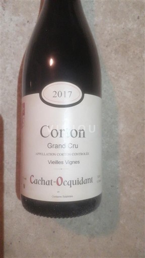 Burgundsko Corton Grand Cru Domaine Cachat-Ocquidant Vieilles Vignes 2017