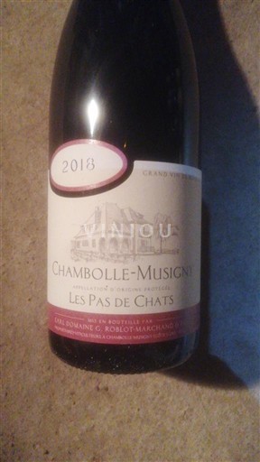 Borgoña Chambolle-Musigny Domaine Roblot-Marchand Les Pas de Chats 2018