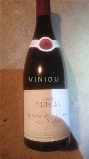 Bourgogne Chambolle-Musigny Bertagna Le Village 2017