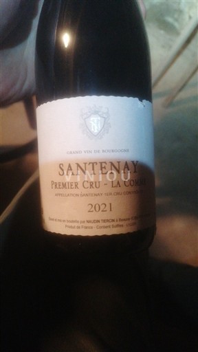 Bourgogne Santenay Premier Cru Naudin Tiercin Premier Cru - La Comme 2021