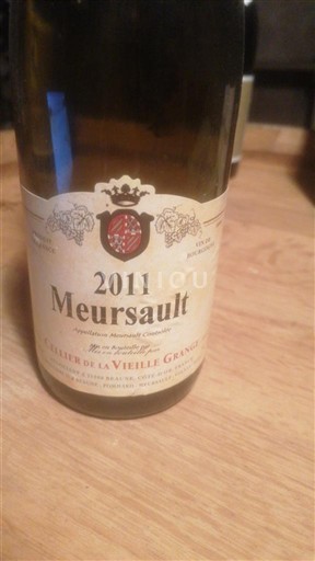 Borgoña Meursault Cave de la Vieille Grande 2011