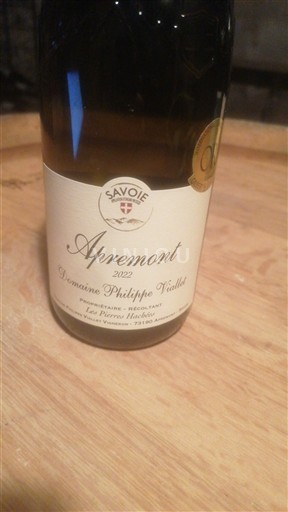 Savoie and Bugey Apremont Domaine Philippe Viallet 2022