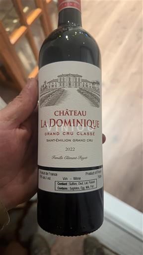 Bordeaux Saint-Émilion Grand Cru Grand Cru Château La Dominique 2022