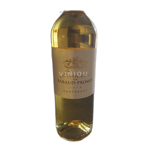 Bordeaux Sauternes Château Rabaud-Promis Promesse 2018