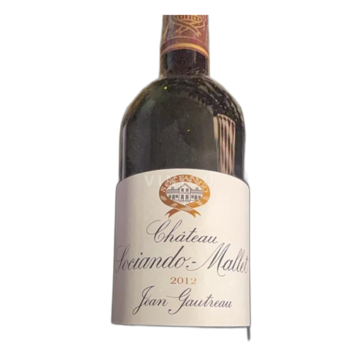 Bordeaux Haut-Médoc Château Sociando-Mallet Grand vin de bordeaux 2012