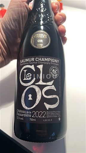 Loiredalen Saumur-champigny Domaine La Fessardière le clos 2022