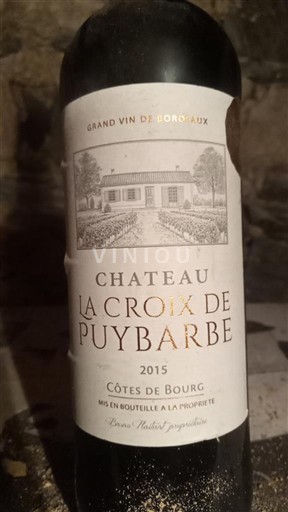 Burdeos Côtes-de-bourg Château La Croix de Puybarbe 2015