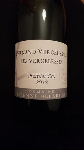 Burgundi Pernand-vergelesses Premier Cru Domaine Etienne Delarche Les Vergelesses 2018