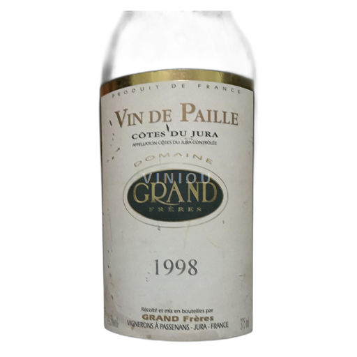 Jura Côtes-du-jura Domaine Grand Frères Vin de paille 1998