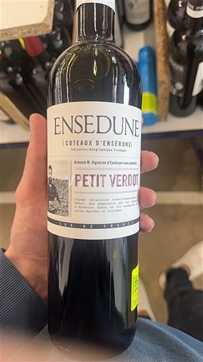 Languedoc og Roussillon Coteaux d'Ensérune Ensédune Petit Verdot 2022