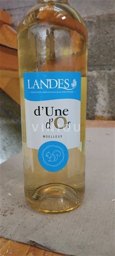 Akvitanien och Charentes Landes Une Or Icke årgångsbetecknad