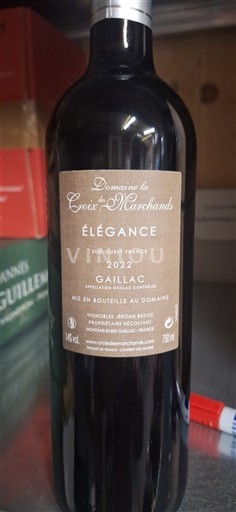 Sudoeste Gaillac Domaine La Croix des Marchands Élégance 2022