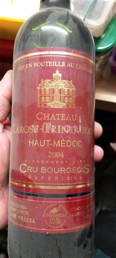 Bordeaux Haut-Médoc Cru Bourgeois Supérieur Château Larose Trintaudon 2004