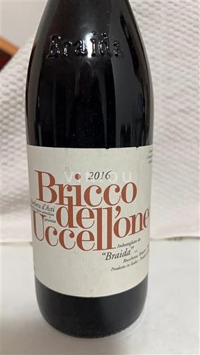 Piemonte Barbera d'Asti Braida Bricco dell'Uccellone 2016