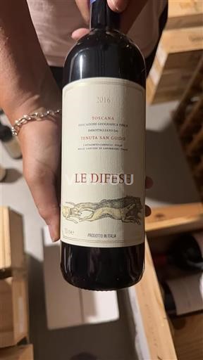 Toscana Tenuta San Guido Le Difese 2016