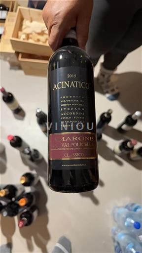 Vénétie Amarone della Valpolicella Stefano Accordini Acinatico 2015