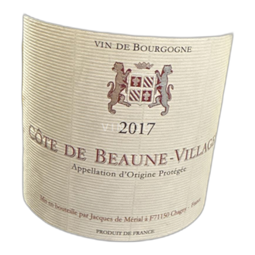 Burgundi Beaune kylien rinteet Jacques de Merial 2017 2017