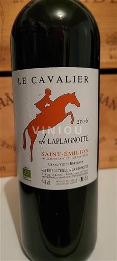 Bordeaux Saint-Émilion Laplagnotte Le Cavalier 2016