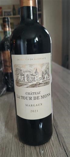 Bordeaux Margaux La Tour de Mons 2021