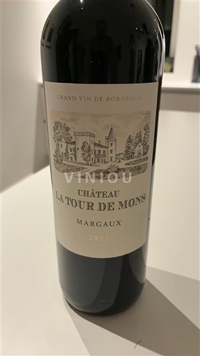 Bordeaux Margaux La Tour de Mons 2021
