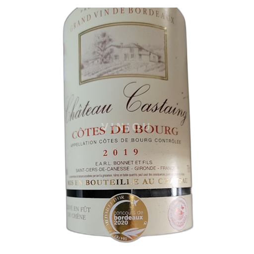 Bordeaux Côtes-de-bourg Castaing 2019
