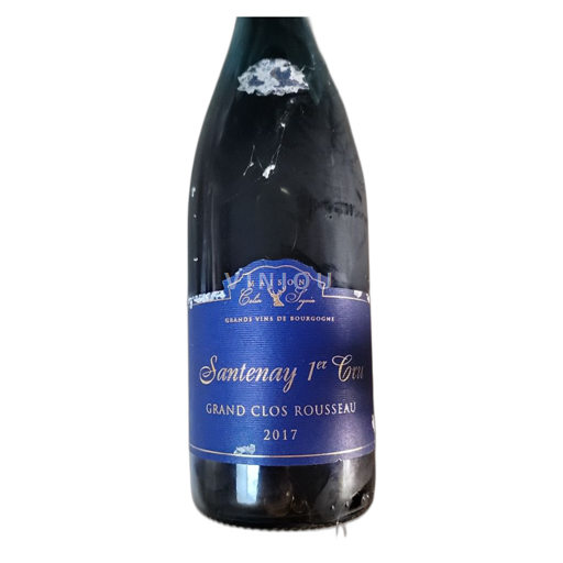 Burgundy Santenay Premier Cru Maison Colin Seguin Grand Clos Rousseau 2017