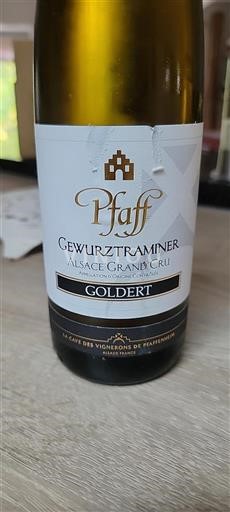 Alsace Alsace Grand Cru Grand Cru Pfaff Goldert 2018