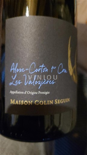 Burgundy Aloxe-Corton Premier Cru Maison Colin Seguin Les Valozières 2021