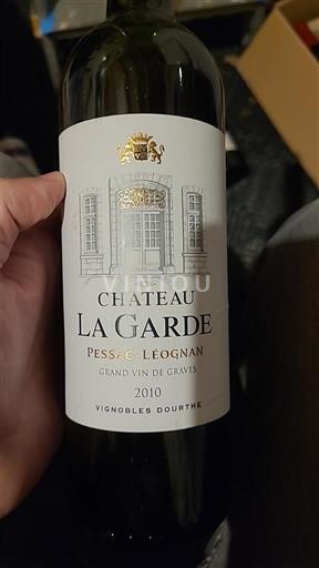 Bordeaux Pessac-Léognan Domaine La Garde 2010