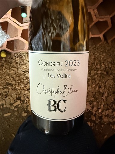 Rhônen laakso Condrieu Christophe Blanc Les Vallins 2023