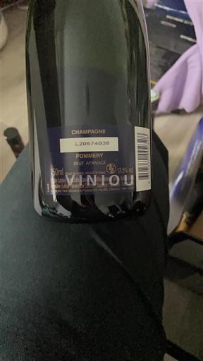 Champagne Sâm-panh Pommery Brut Apanage Không niên vụ