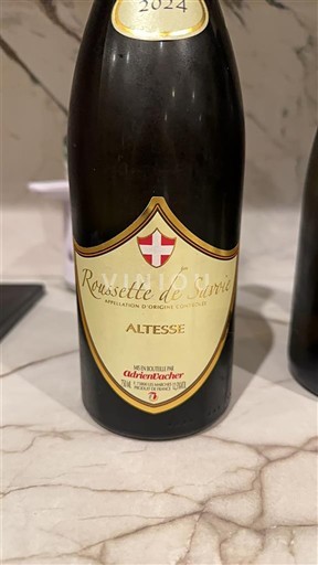 Savoie and Bugey Roussette of Savoie Adrien Vacher Altesse 2024