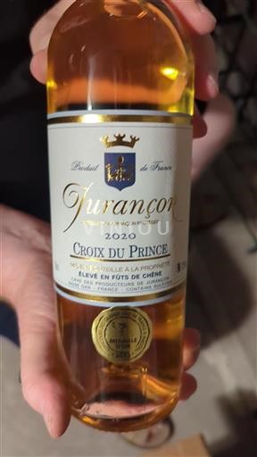 South West Jurançon Cave des Producteurs de Jurançon Croix du Prince 2020