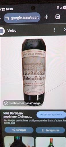 Bordeaux Bordeaux Supérieur Château Loiseau 1987
